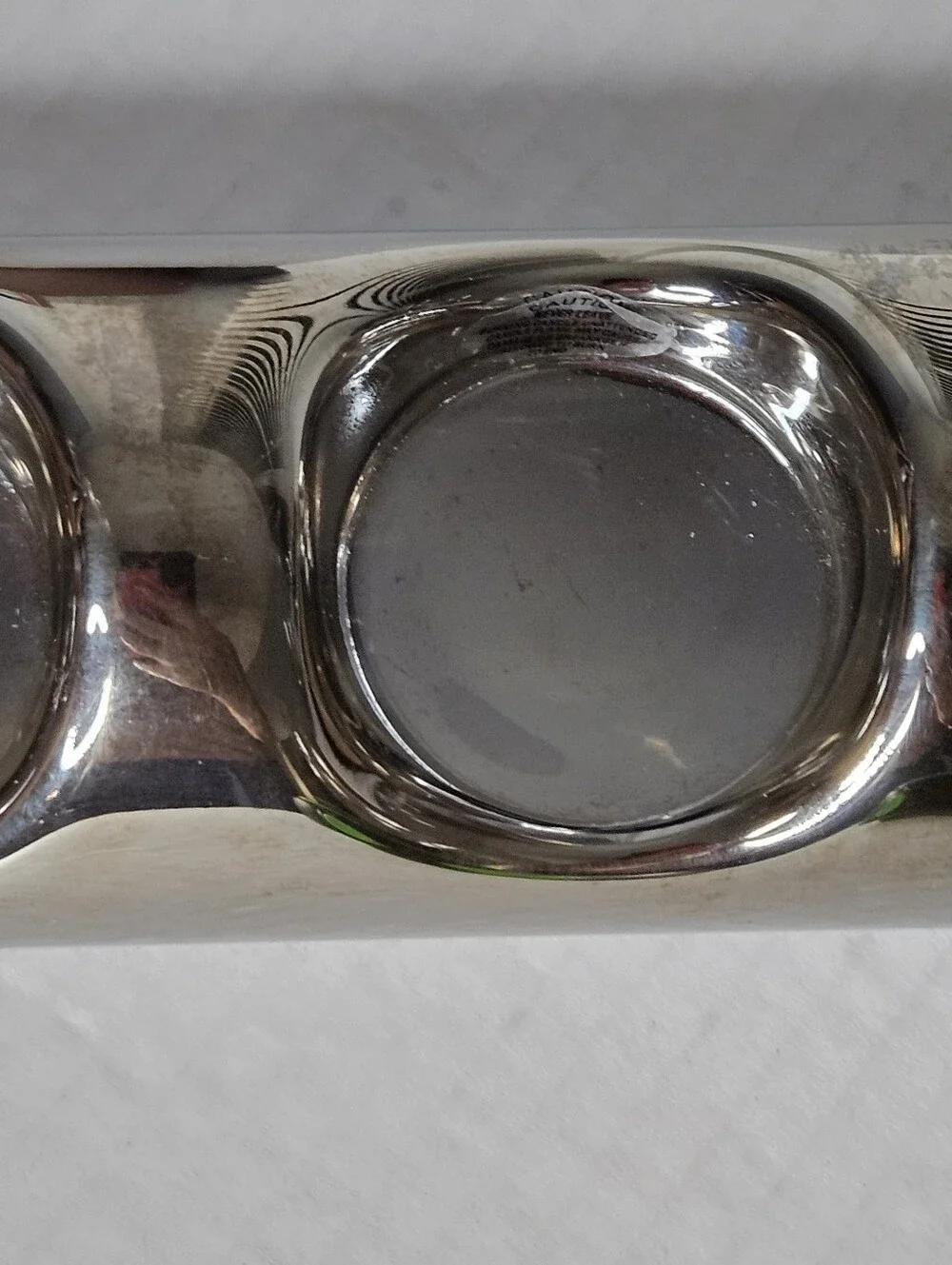 Shannon Of Ireland Long Cylindrical Glass 5 Votive Holder With Metalic Finish